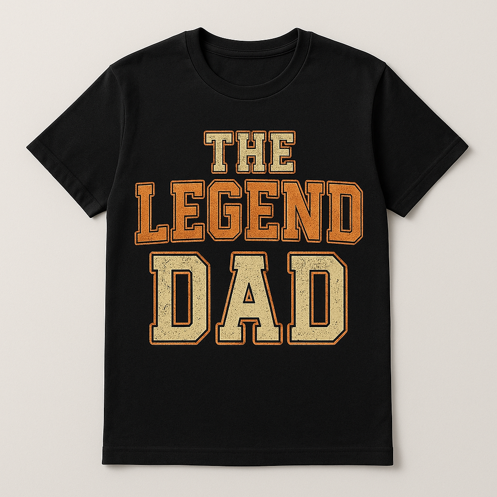 Dad The Legend Retro T-Shirt