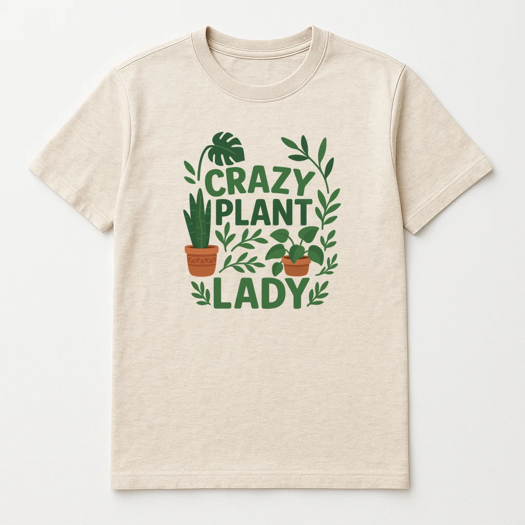 Crazy Plant Lady T-Shirt